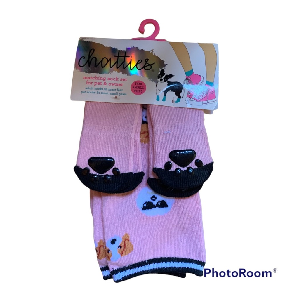 Chatties Matching Sock Set for Pet and Owner!